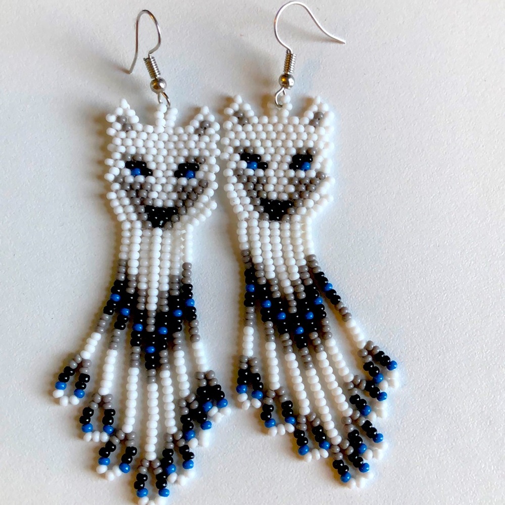 Huichol earrings